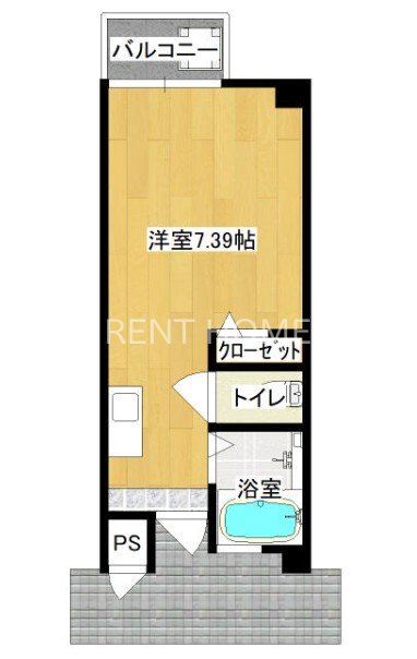 4階の間取り図