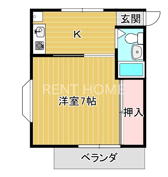 2階の間取り図