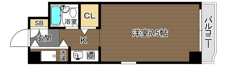 5階の間取り図