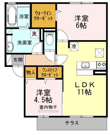 1階の間取り図