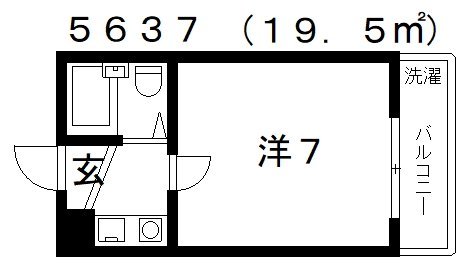 4階の間取り図