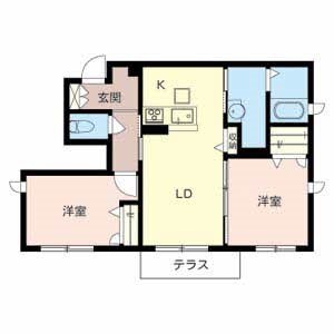 1階の間取り図