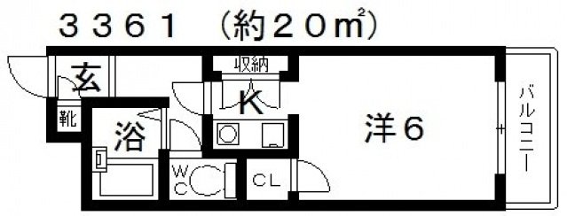4階の間取り図