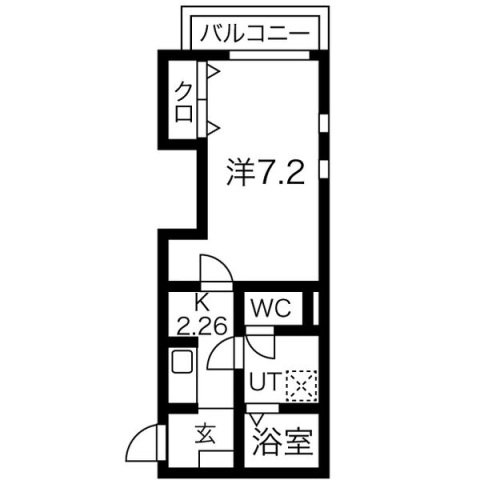 1階の間取り図