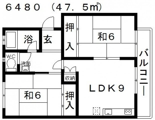 5階の間取り図
