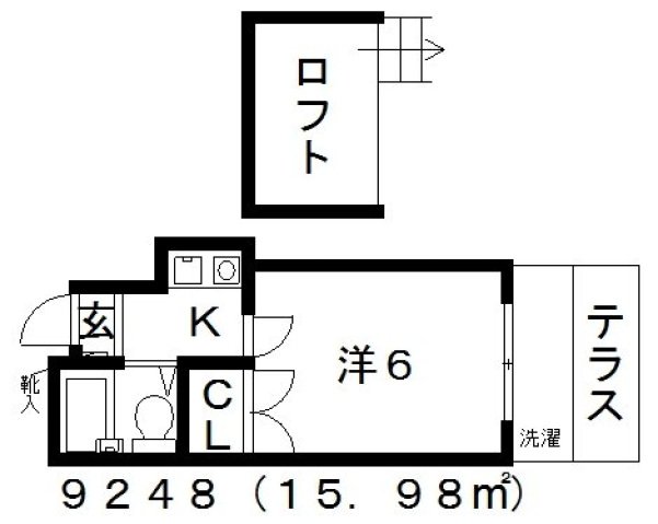 1階の間取り図