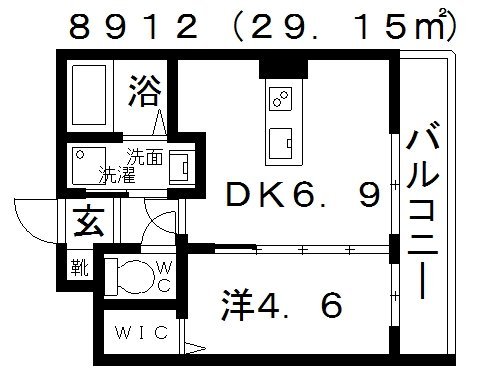 2階の間取り図
