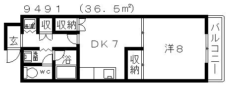 3階の間取り図