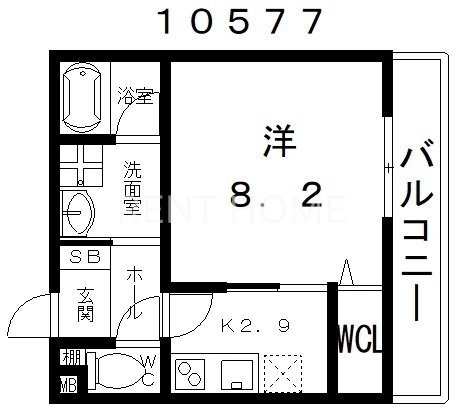 2階の間取り図