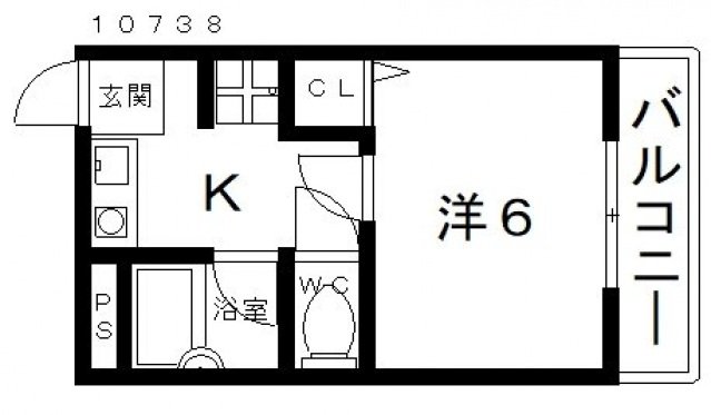 1階の間取り図