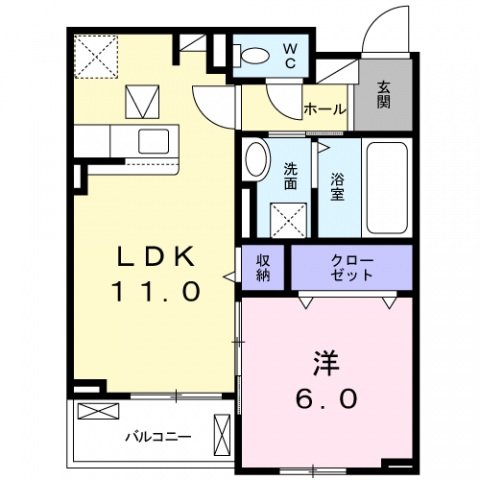 1階の間取り図