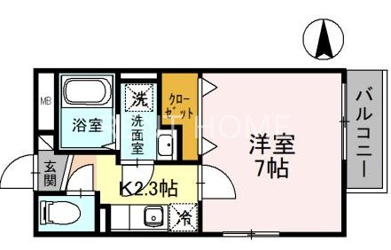 1階の間取り図