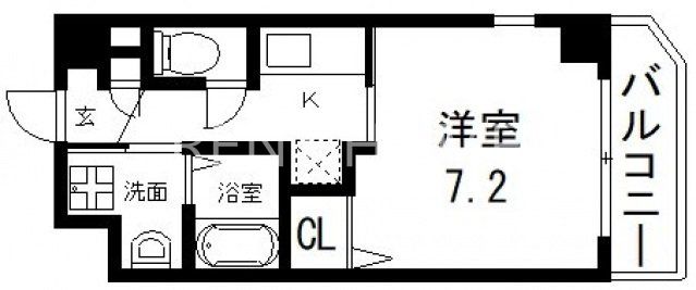 4階の間取り図