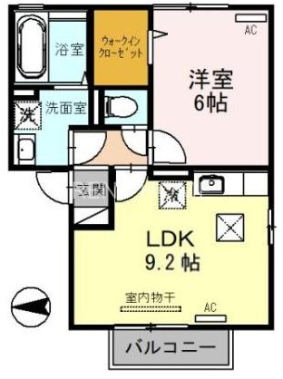 1階の間取り図