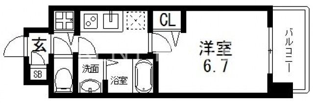 10階の間取り図