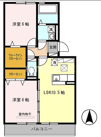1階の間取り図