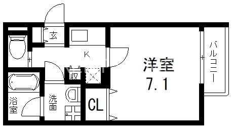 2階の間取り図