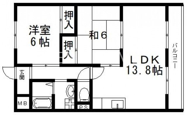1階の間取り図
