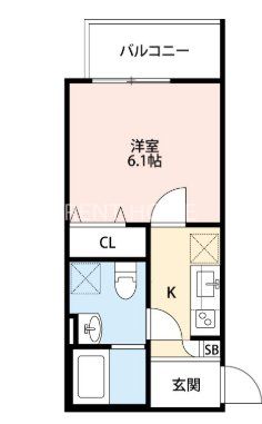1階の間取り図