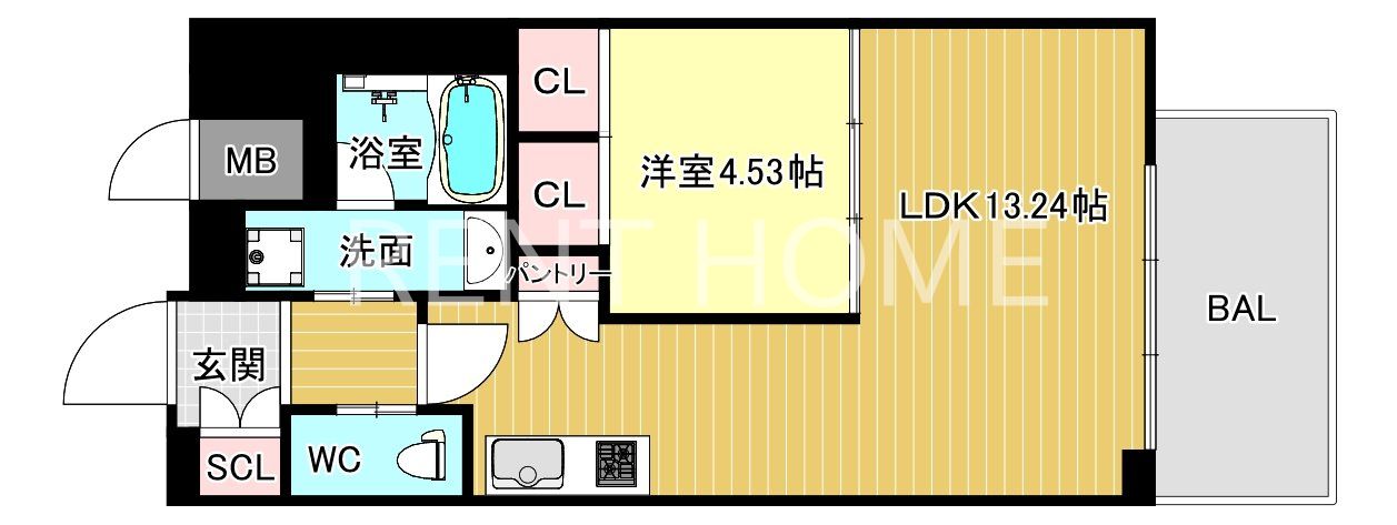 2階の間取り図