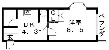 6階の間取り図