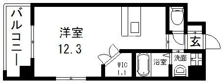 2階の間取り図
