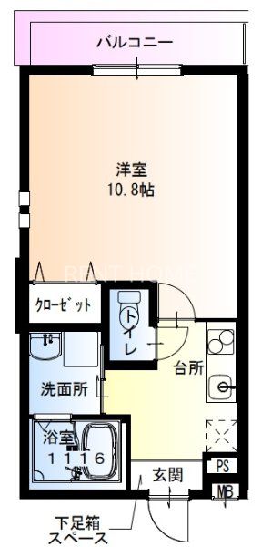 3階の間取り図