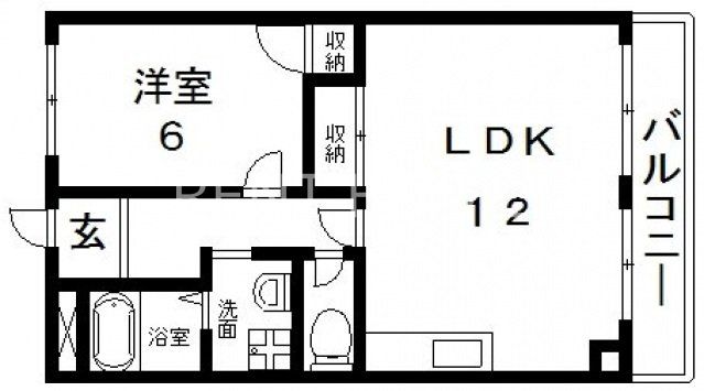 8階の間取り図