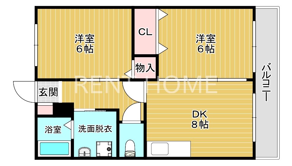 1階の間取り図