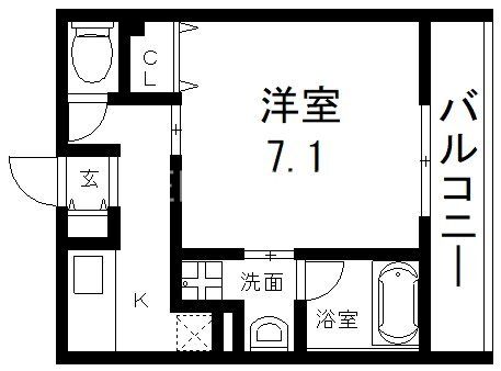 1階の間取り図
