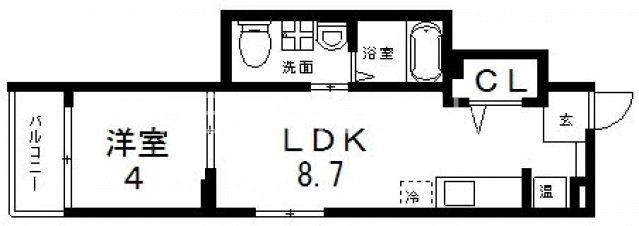 1階の間取り図