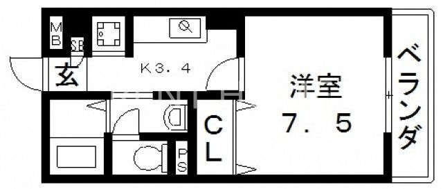 3階の間取り図