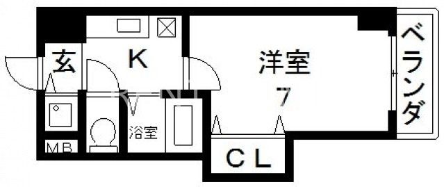 3階の間取り図