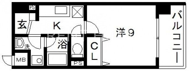 2階の間取り図