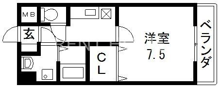 1階の間取り図