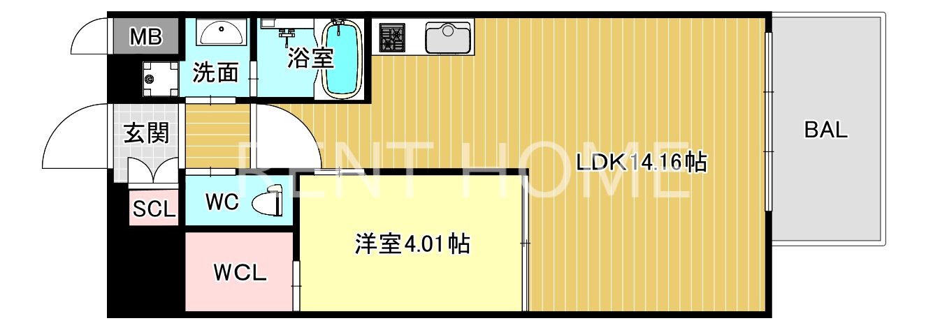 2階の間取り図
