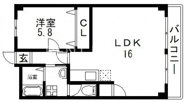 9階の間取り図