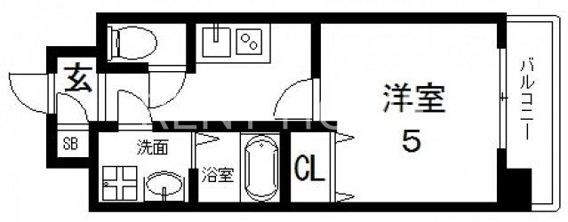 10階の間取り図