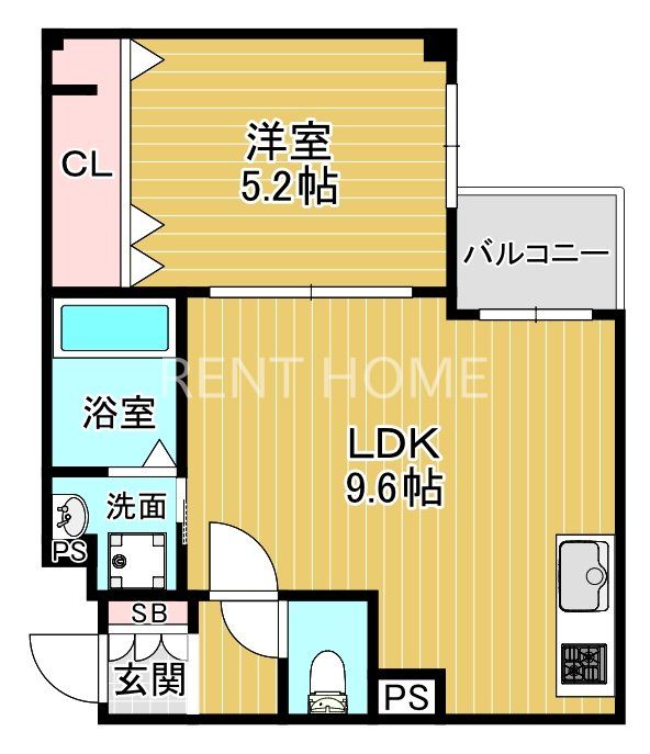 1階の間取り図