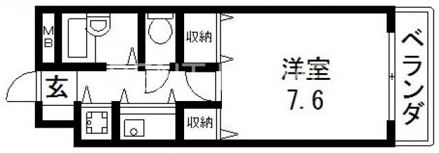 6階の間取り図