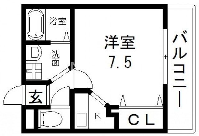 3階の間取り図