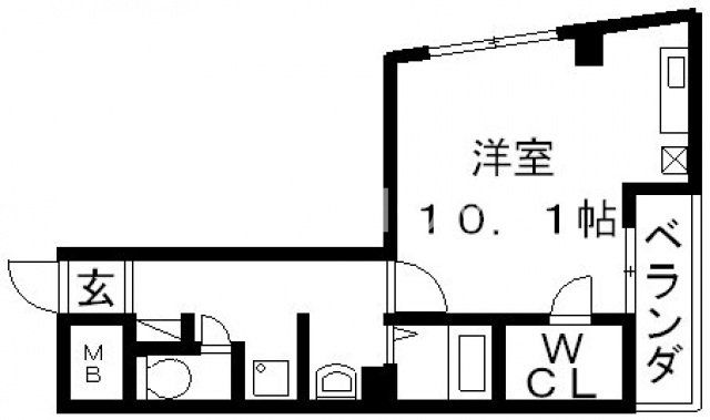 4階の間取り図