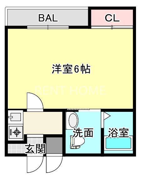 1階の間取り図