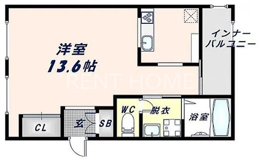 3階の間取り図