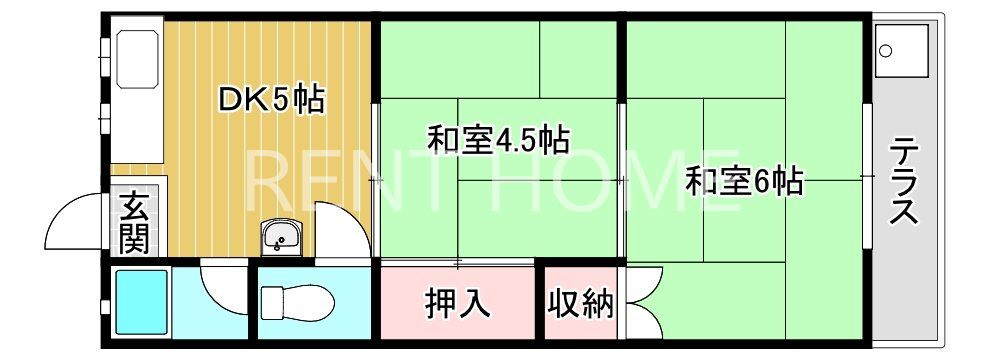 1階の間取り図