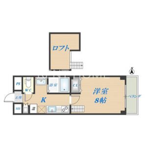4階の間取り図