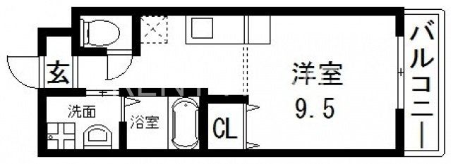 3階の間取り図