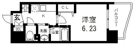 7階の間取り図