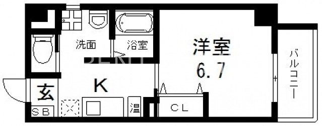 9階の間取り図