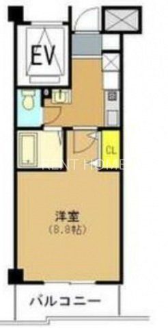 2階の間取り図